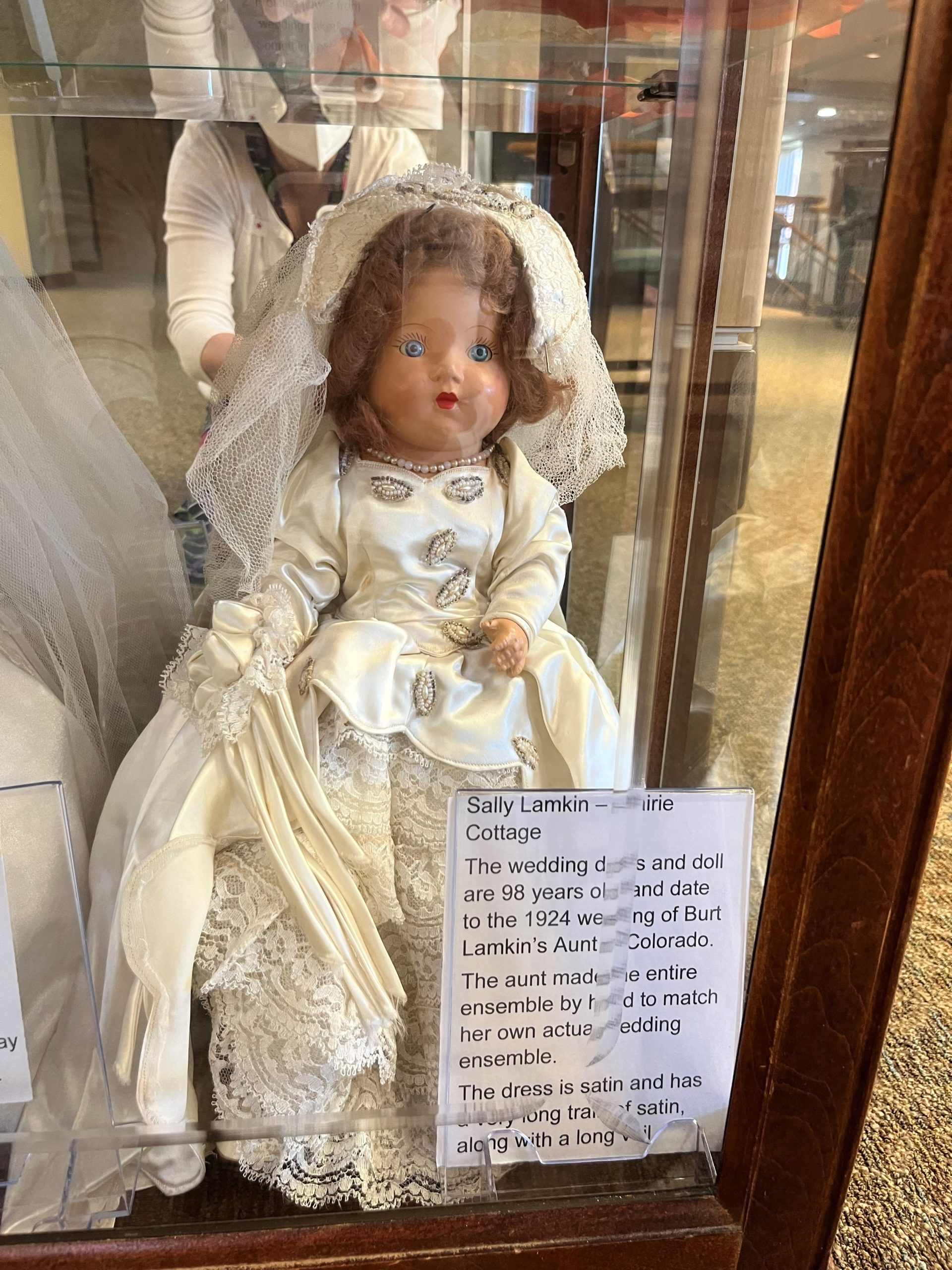 Vintage wedding doll